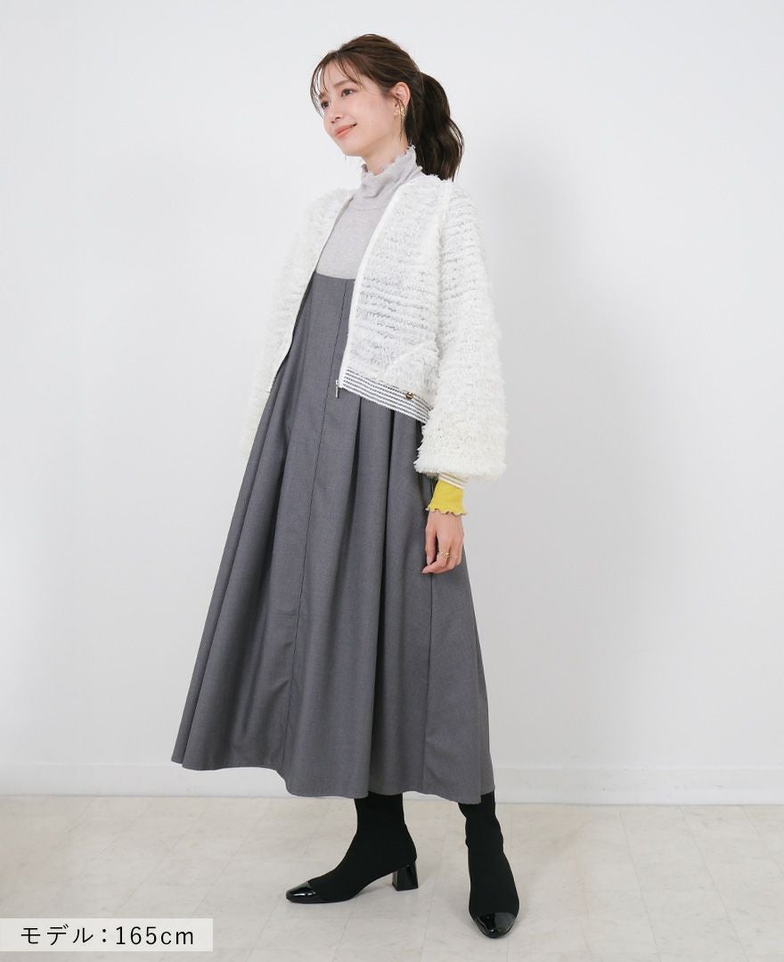 TRECODE（トレコード）のチュール袖ブルゾンの詳細