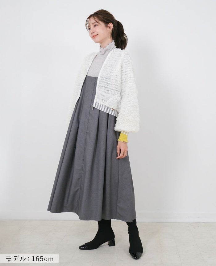 TRECODE（トレコード）のチュール袖ブルゾンの詳細