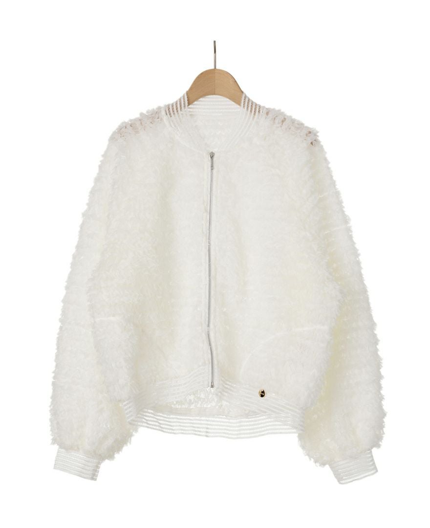 TRECODE（トレコード）のチュール袖ブルゾンの詳細