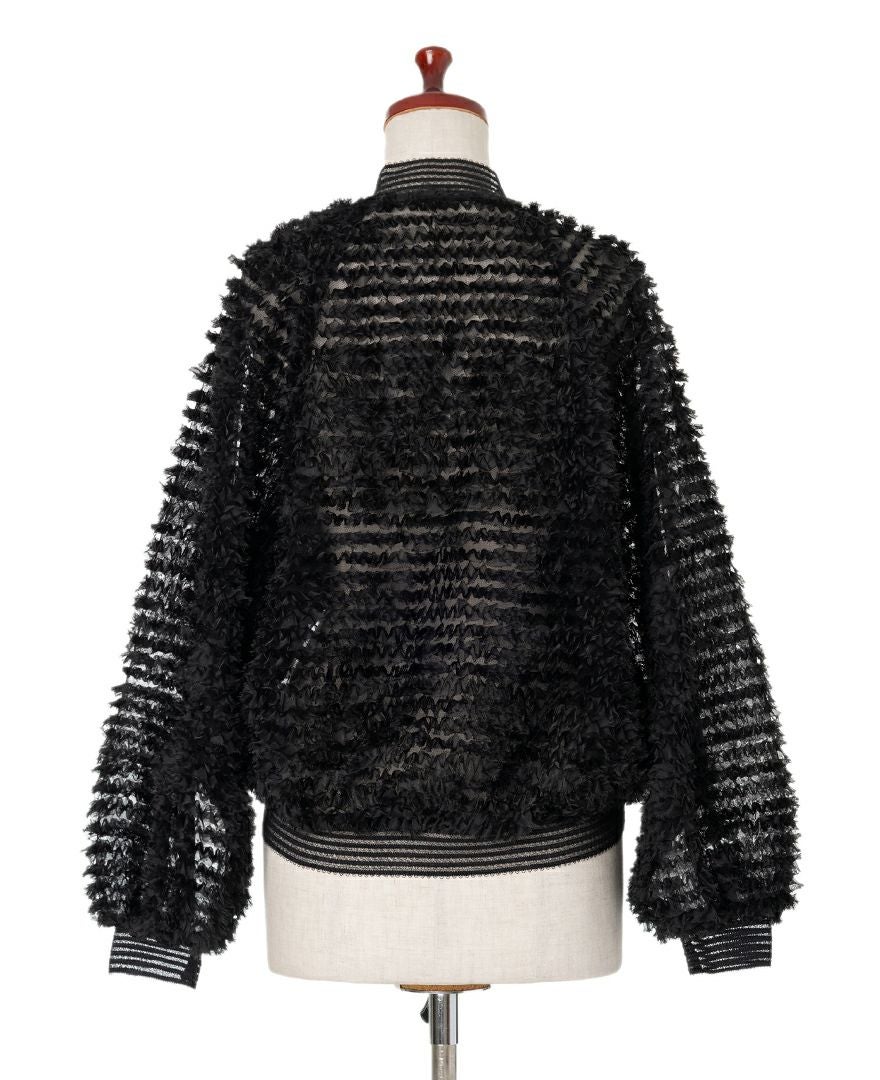 TRECODE（トレコード）のチュール袖ブルゾンの詳細