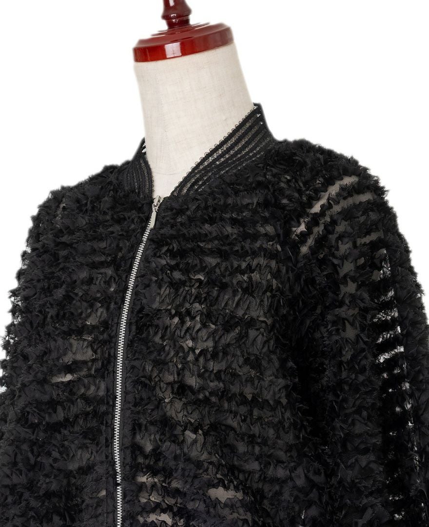 TRECODE（トレコード）のチュール袖ブルゾンの詳細