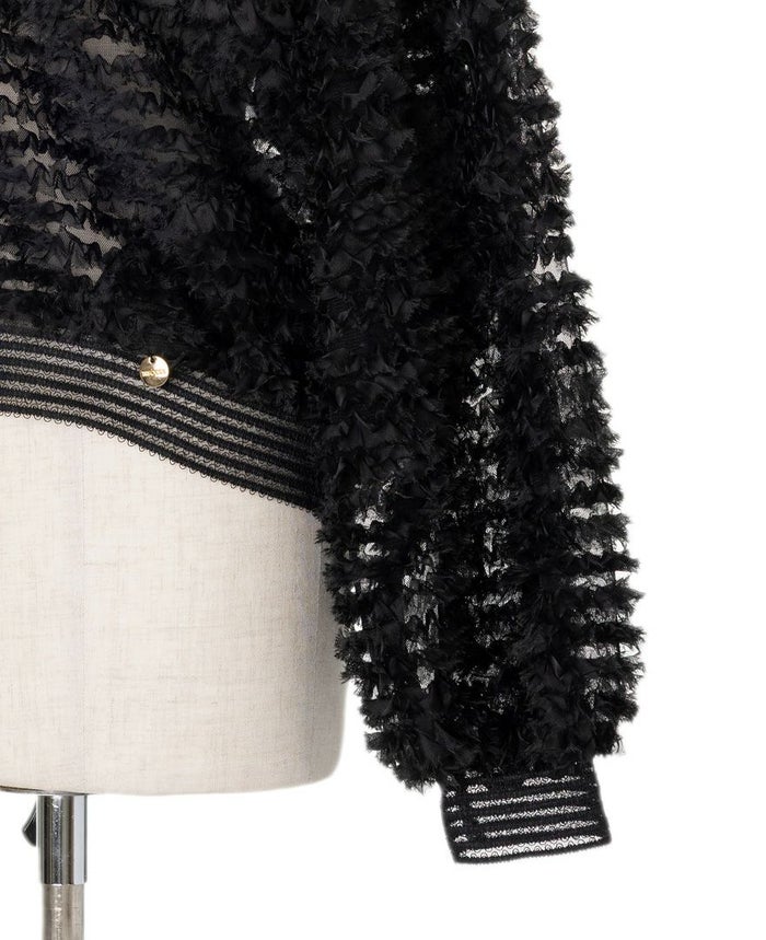 TRECODE（トレコード）のチュール袖ブルゾンの詳細