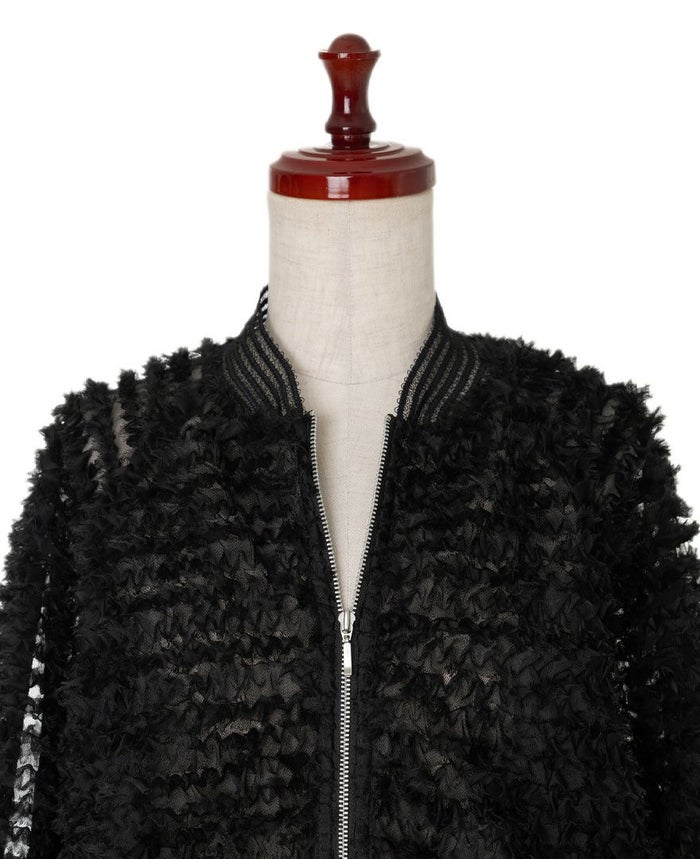 TRECODE（トレコード）のチュール袖ブルゾンの詳細