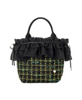 TRECODE（トレコード）のTRECODE マイフリルバッグ BLACK×GREENの詳細