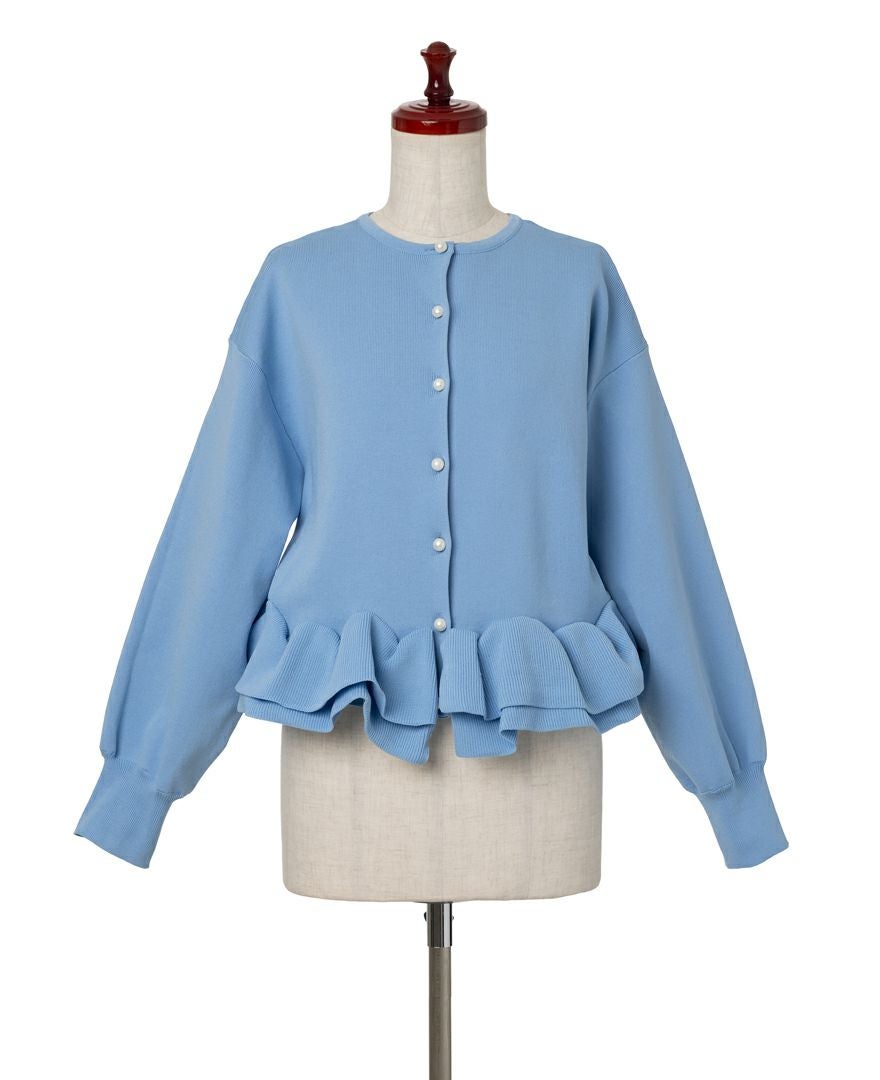 TO BE CHIC♡フリルカーディガン TO BE CHIC（トゥー ビー シック） フリルカーディガン 40 ブラック