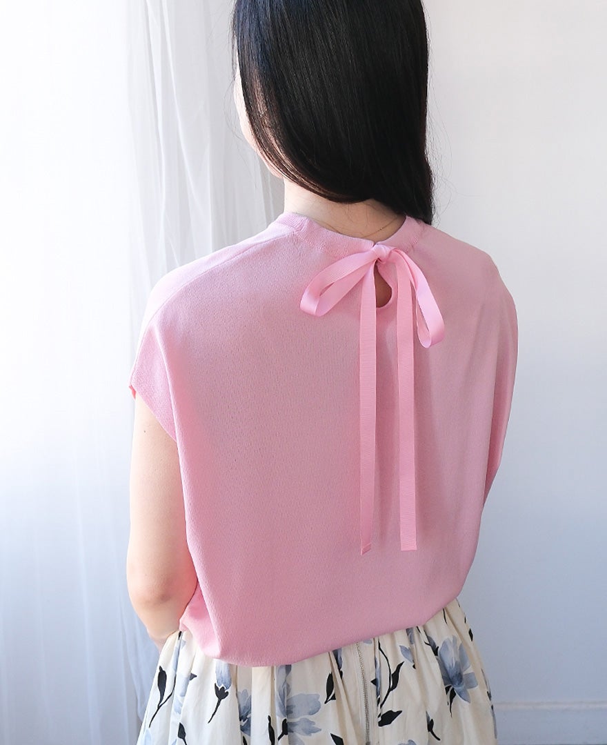 TRECODE（トレコード）のバックリボンクールタッチニットの詳細