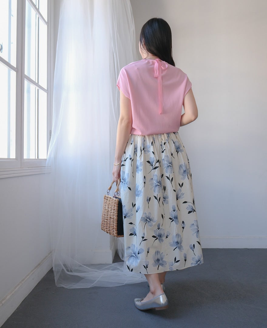 TRECODE（トレコード）のバックリボンクールタッチニットの詳細