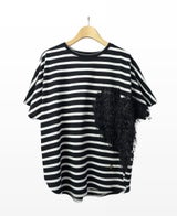 TRECODE（トレコード）のハートフリンジデザインＴシャツの詳細