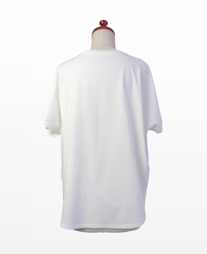 TRECODE（トレコード）のハートフリンジデザインＴシャツの詳細