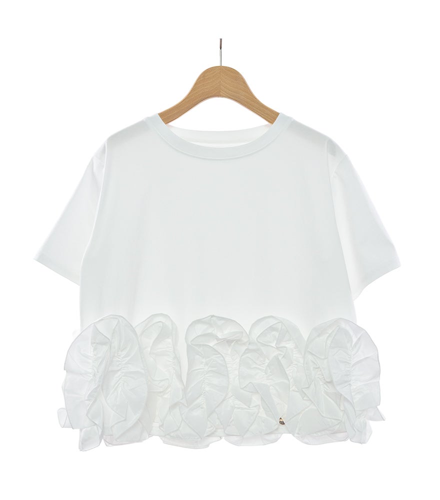 TRECODE（トレコード）の 裾フリルTシャツの詳細