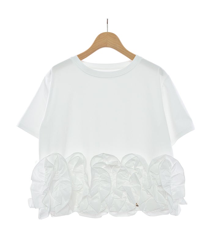 TRECODE（トレコード）の 裾フリルTシャツの詳細